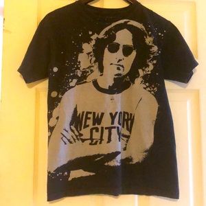 Gap worn T-shirt John Lennon size adult small petite short or size child lg